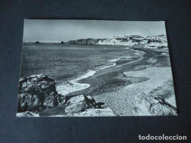 Postkarten: ALMU&Ntilde;ECAR GRANADA ROCAS DONDE SE INICIA LA PLAYA PUERTA DEL MAR