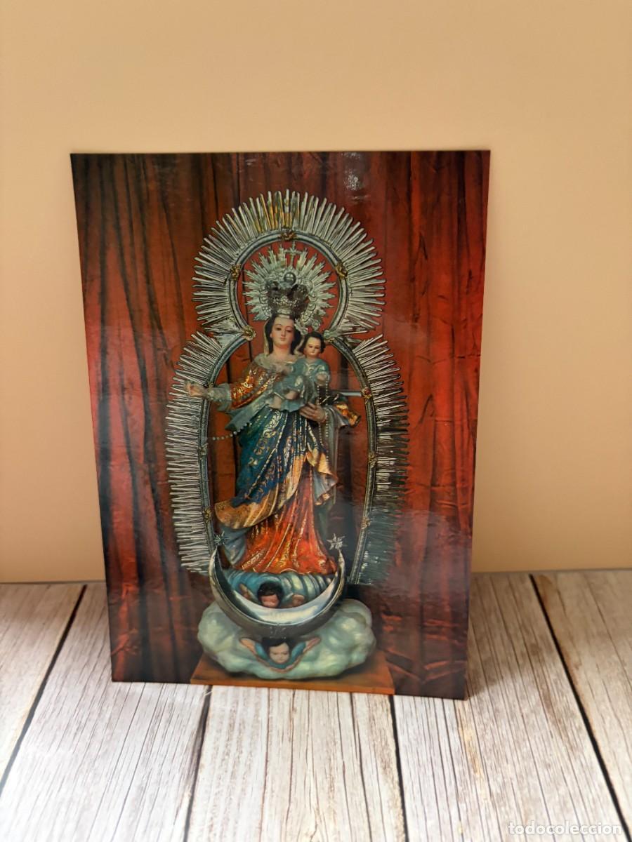 Postales: TARJETA POSTAL. HUELVA. 2001.- VIRGEN DEL ROSARIO. PATRONA DE RIOTINTO. EDICIONES ARRIBAS