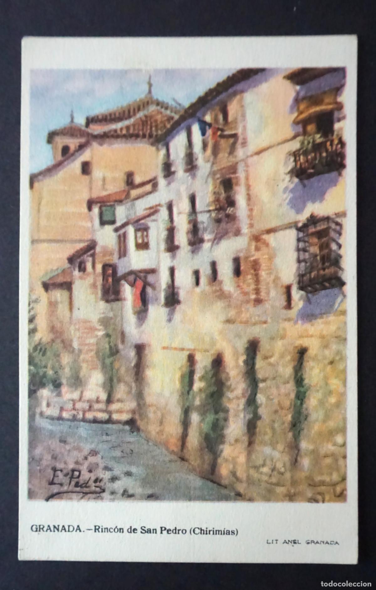 Postales: Granada, Rincon de San Pedro (Chirimias). Postal sin circular
