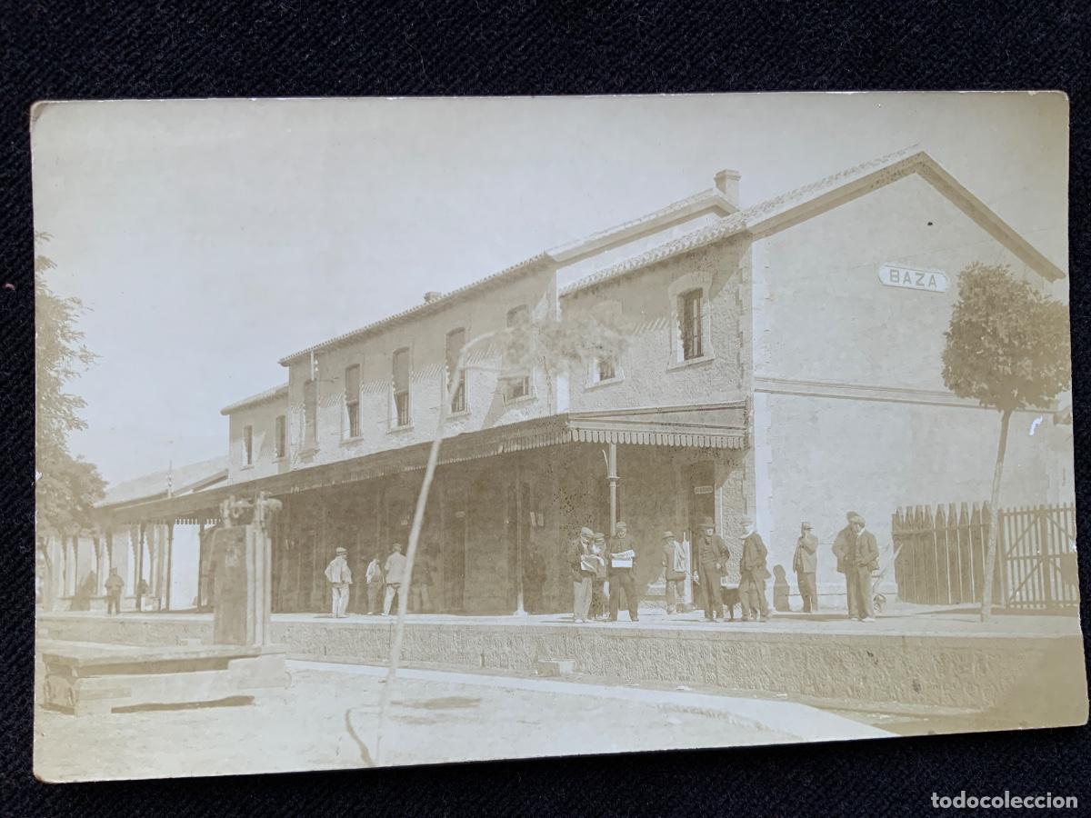 Postales: Fotografia postal de Baza, estacion, Granada. A ovilo n&ordm;28.