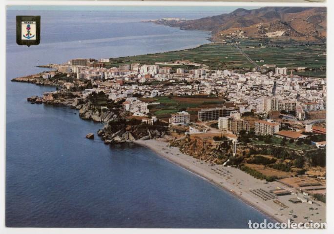 Postales: em04482 nerja vista parcial aerea 1976 fisa n&ordm;22 sc