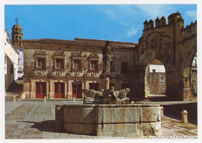 Postales: em04484 baeza plaza del populo fuente de los leones vistabella n&ordm;9 sc