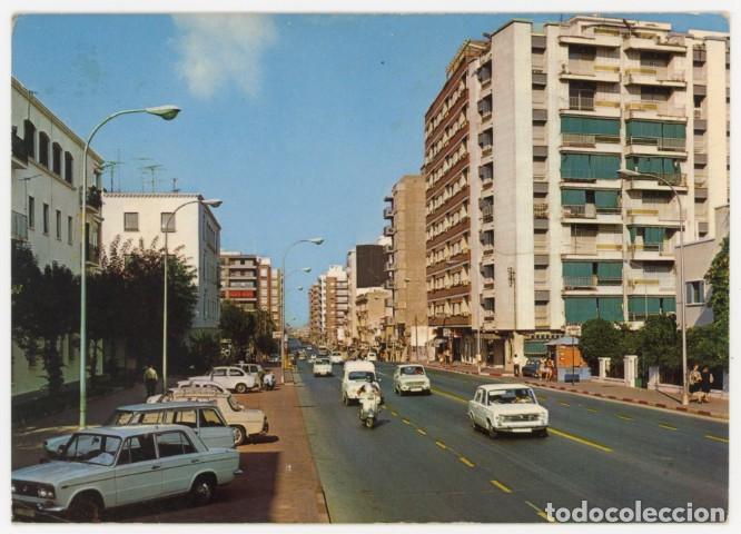 Postales: em04491 huelva av federico molina orta 1973 beascoa n&ordm;8637 sc seat 124 1430 renault 4 vespa