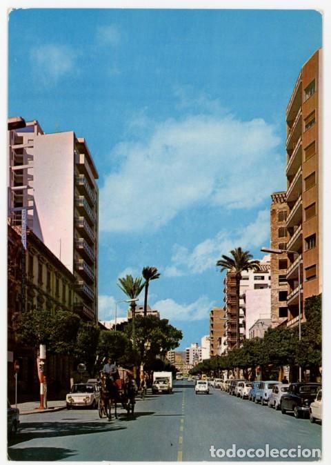 Postales: em04501 almeria avenida generalisimo 1968 zerkowitz n&ordm;11 escrita simca 100 seat 600 coche caballos