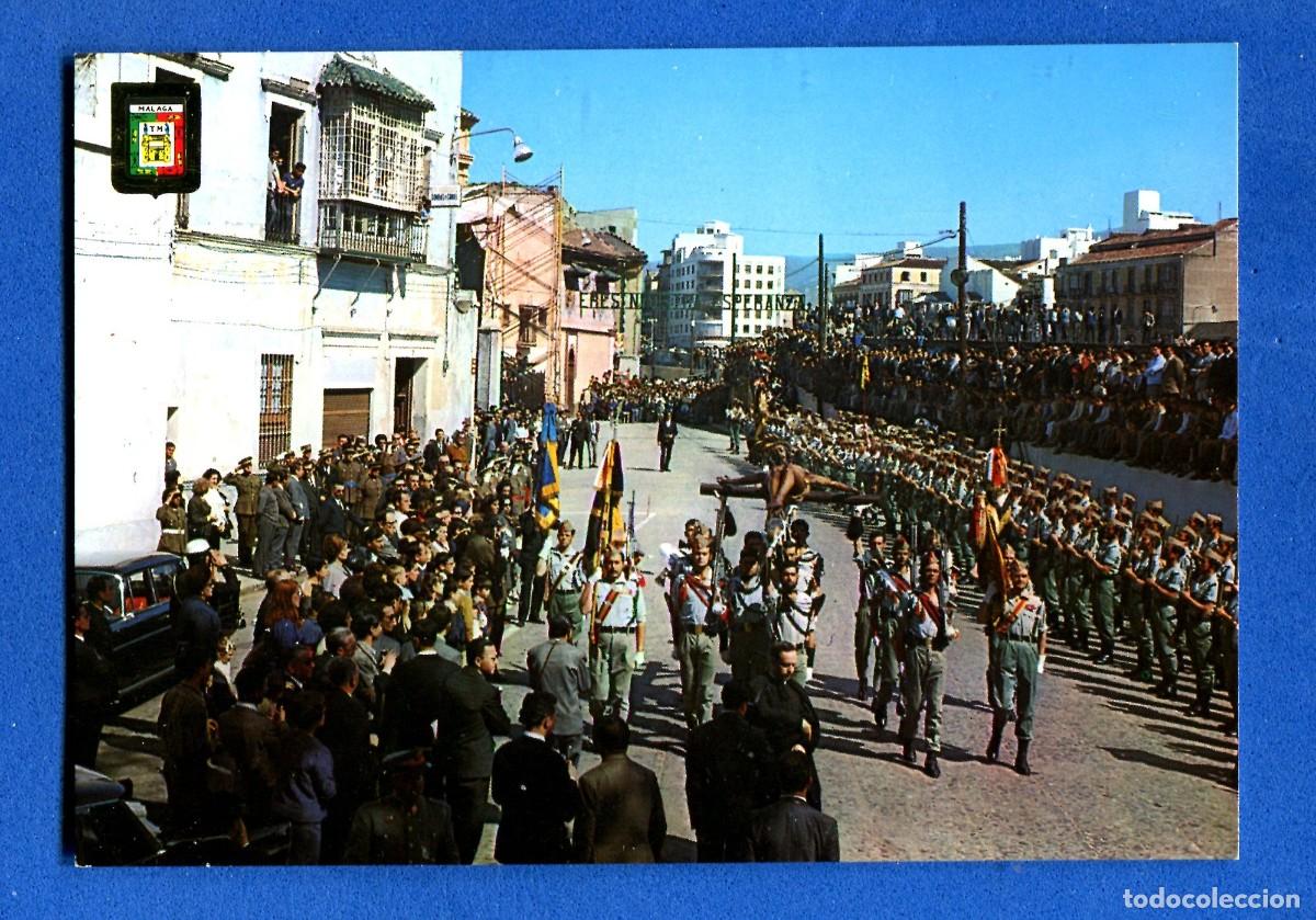 Postales: POSTAL SIN CIRCULAR SEMANA SANTA MALAGA 8 CRISTO DE LA BUENA MUERTE EDITA ESCUDO DE ORO