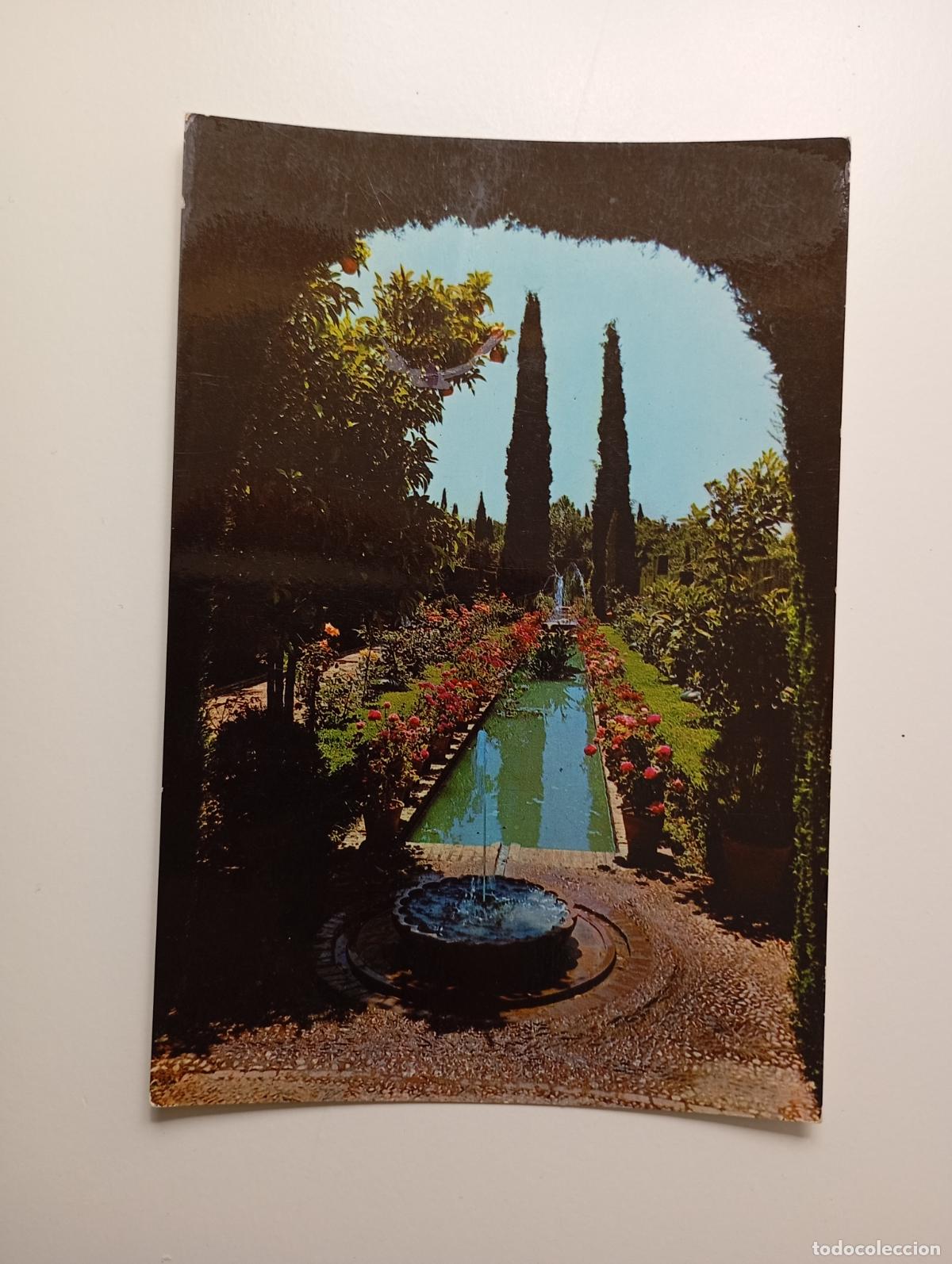 Postales: POSTAL DE GRANADA. GENERALIFE. JARDINES. TDKP29C
