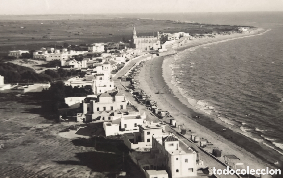 Postales: CHIPIONA VISTA POSTAL FOTOGR&Aacute;FICA C&Aacute;DIZ C. 1955