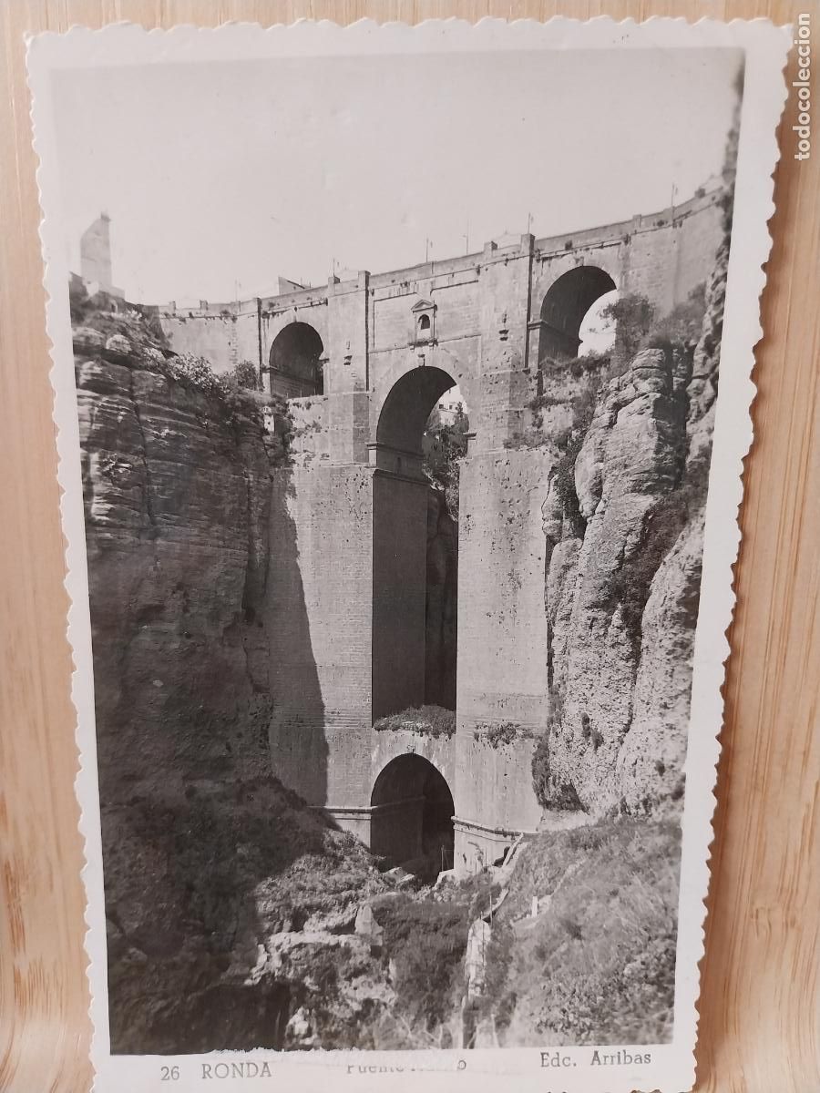 Postales: RONDA PUENTE NUEVO ED ARRIBAS 26 SC ORIGINAL