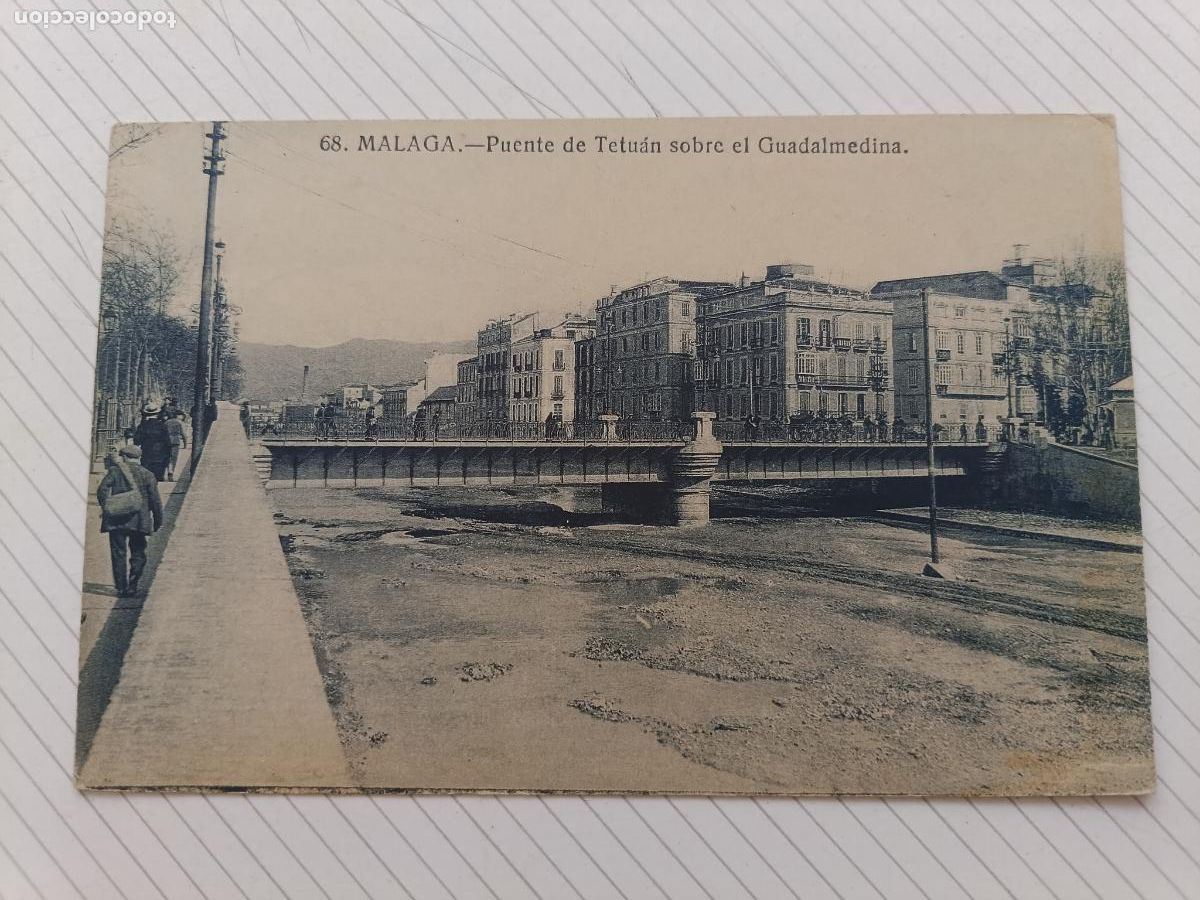 Postales: M&aacute;laga, postal antigua