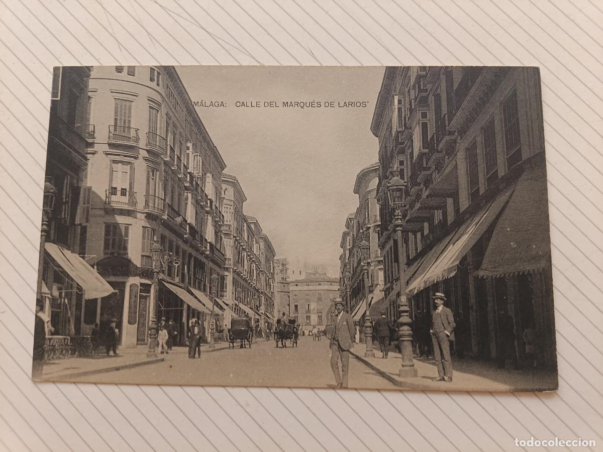Postales: M&aacute;laga, postal antigua