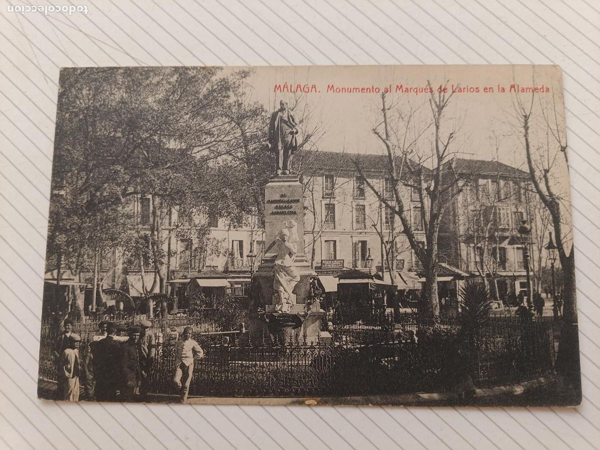 Postales: M&aacute;laga, postal antigua