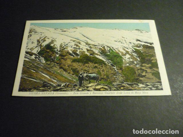 Postales: SIERRA NEVADA GRANADA BETA GRANDE Y BARRANCO GUARN&Oacute;N DESDE LOMA DE HAZA MESA