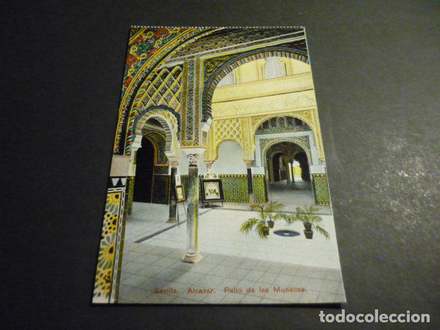 Postales: SEVILLA ALCAZAR PATIO DE LAS MU&Ntilde;ECAS