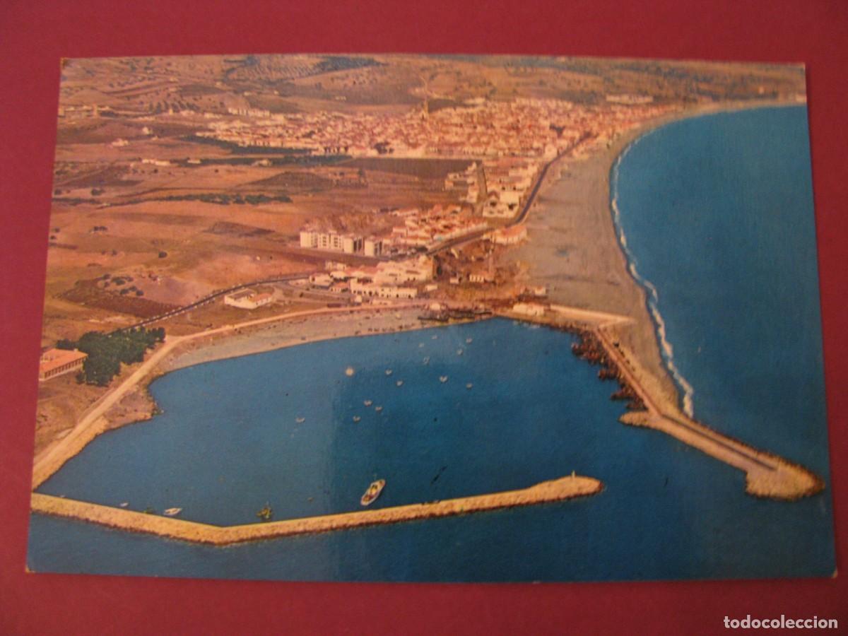 Postales: POSTAL DE ESTEPONA. VISTA AEREA DEL PUERTO. ED. AEROCOLOR. ESCRITA 1962