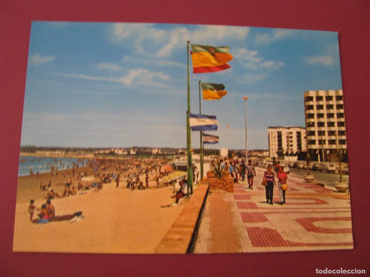 Postales: POSTAL DE PUERTO DE SANTA MARIA. PASEO MARITIMO Y PLAZA VALDELAGRANA. ARRIBAS. ESCRITA 1983