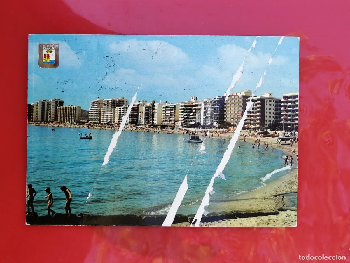 Cartoline: POSTAL 18822 ESCRITA (IMAGEN RASGADA) -DOMINGUEZ 86 FUENGIROLA MALAGA PASEO MARITIMO