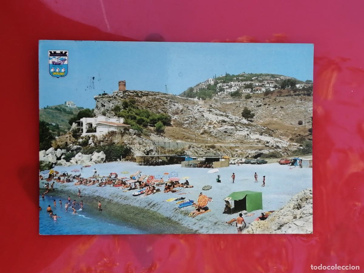 Postales: POSTAL 18813 MAT.1982-ZERKOWITZ SERIE 45 N&ordm; 1196 ALMU&Ntilde;ECAAR GRANADA PLAYA TESERILLO TARAMAY