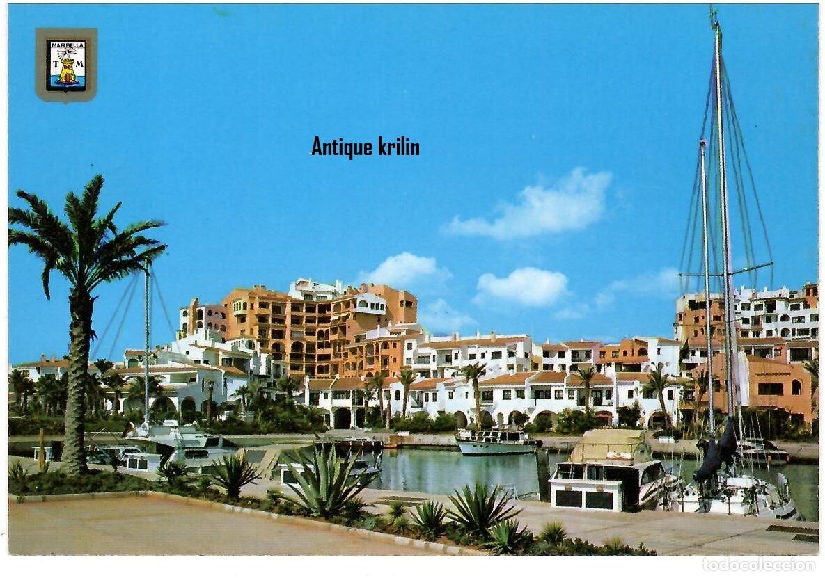 Postales: MARBELLA N&ordm; 39 PUERTO CABOPINTO / ESCUDO DE ORO -DOMINGUEZ / SIN FRANQUEAR