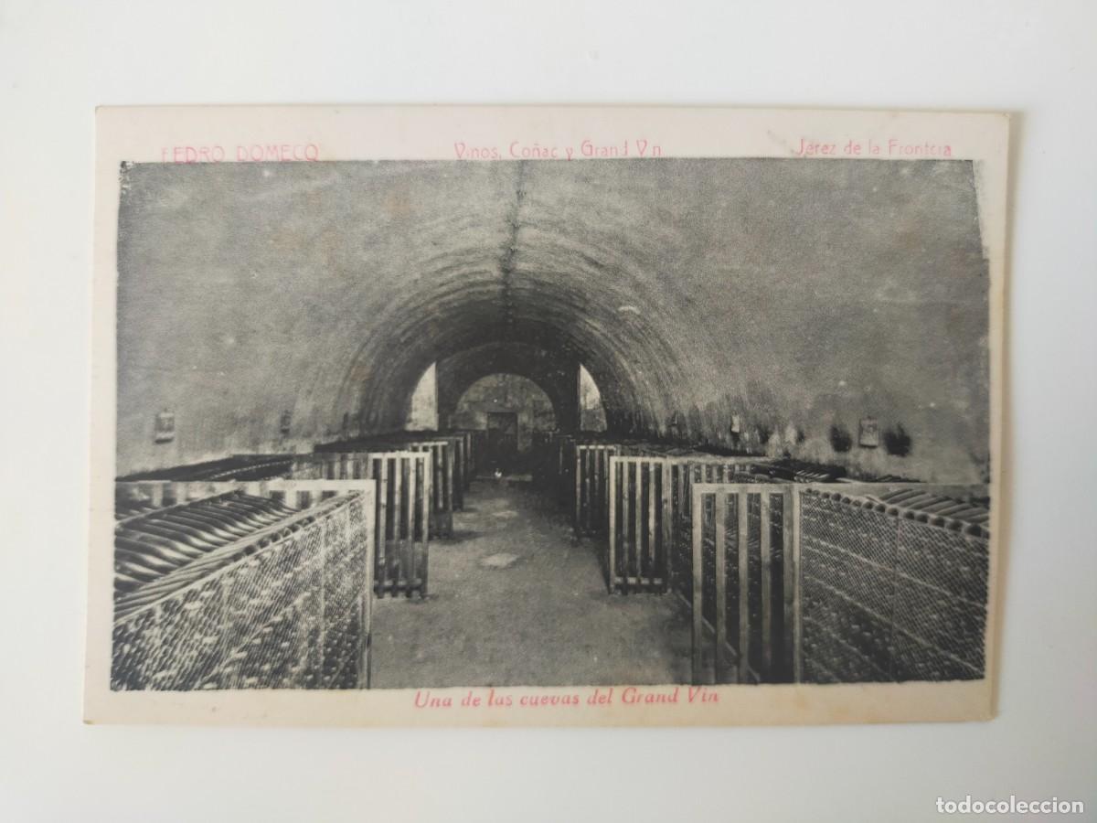 Postales: Tarjeta Postal PEDRO DOMECQ: Cueva del Grand Vin - Fotot&iacute;pia Casta&ntilde;eira , &Aacute;lvarez y Levenfeld