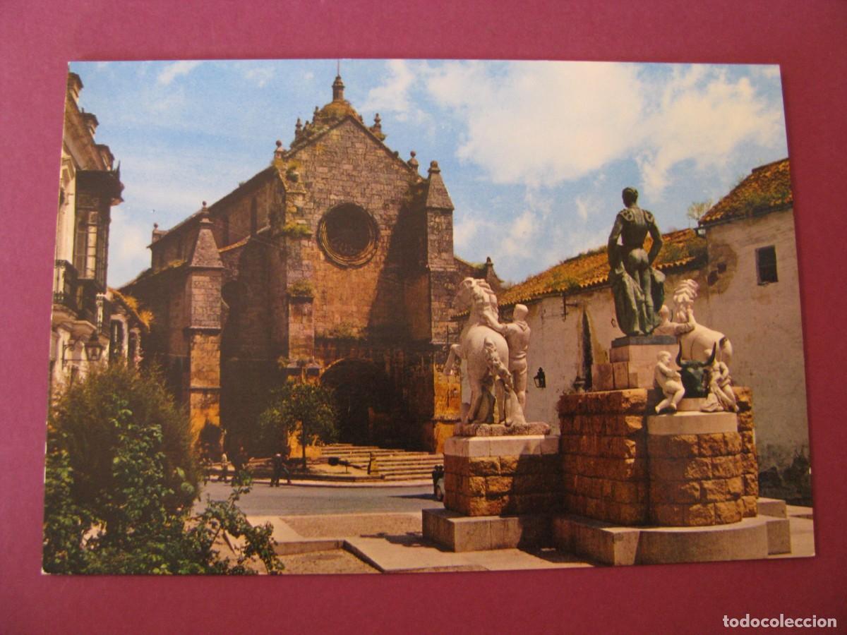 Postales: POSTAL DE CORDOBA. MONUMENTO A MANOLETE E IGLESIA DE STA. MARINA. GARCIA GARRABELLA. ESCRITA