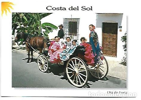 Postales: TIPICO PASEO EN COCHE DE CABALLOS, COSTA DEL SOL
