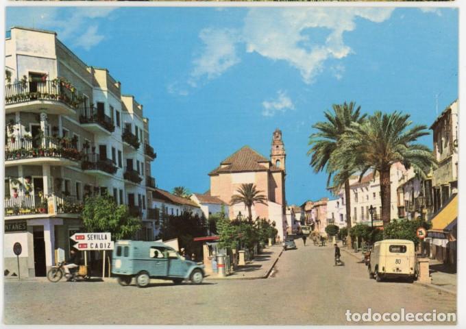 Postales: em04580 ecija calle de giles y rubio e iglesia 1965 arribas n&ordm;2005 sc 2cv moto Audi DKW