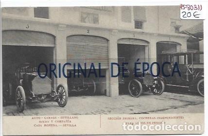 Postales: (PS-80311)POSTAL DE SEVILLA-AUTO GARAGE SEVILLANO OJEDA Y COMPA&Ntilde;IA
