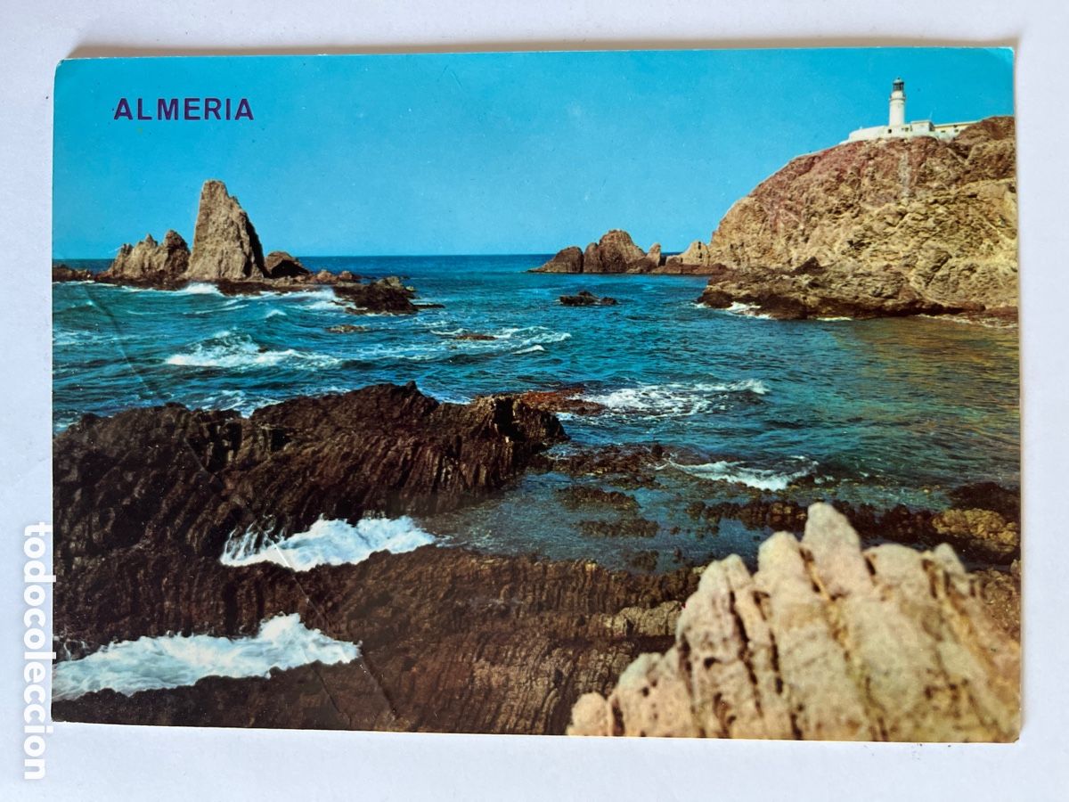 Postales: POSTAL. Almeria. Arrecife de las Sirenas y Cabo de Gata.