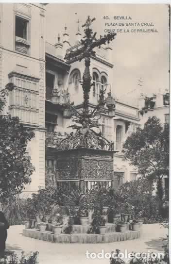 Postales: SEVILLA SIN ESCRIBIR PLAZA DE SANTA CRUZ