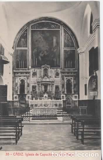 Postales: CADIZ SIN ESCRIBIR IGLESIA DE CAPUCHINOS