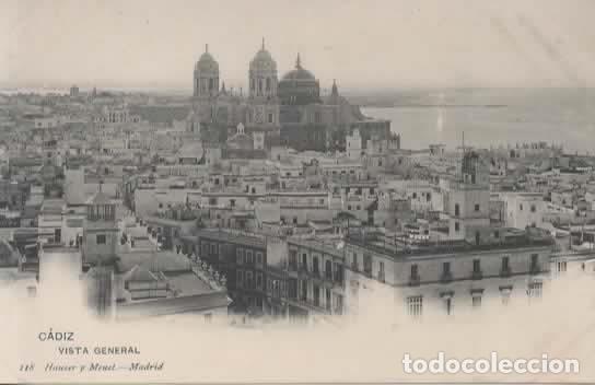 Postales: CADIZ SIN ESCRIBIR VISTA DORSO SIN DIVIDIR
