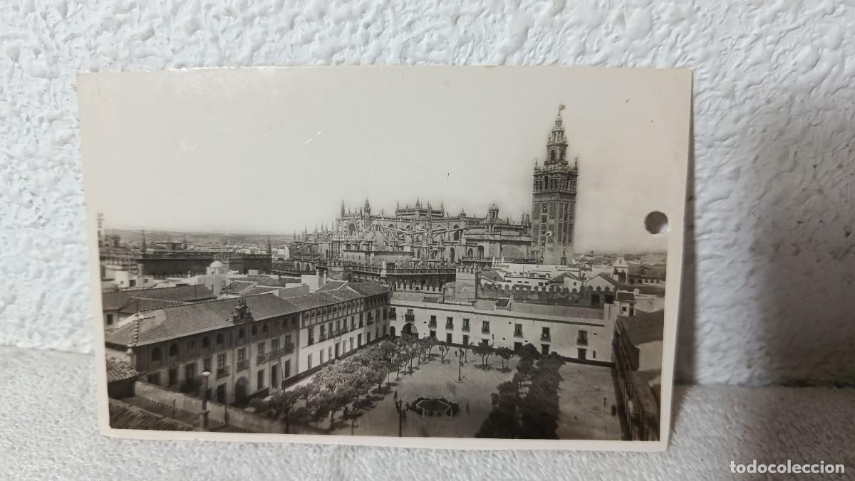 Postales: ANTIGUA POSTAL N&ordm; 3 DE SEVILLA - REALES ALCAZARES PATIO DE BANDERAS GARCIA GARRABELLA A&Ntilde;OS 50 - 60