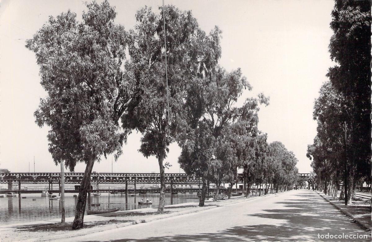 Postales: Postal de Huelva con Vista del Muelle de R&iacute;o Tinto