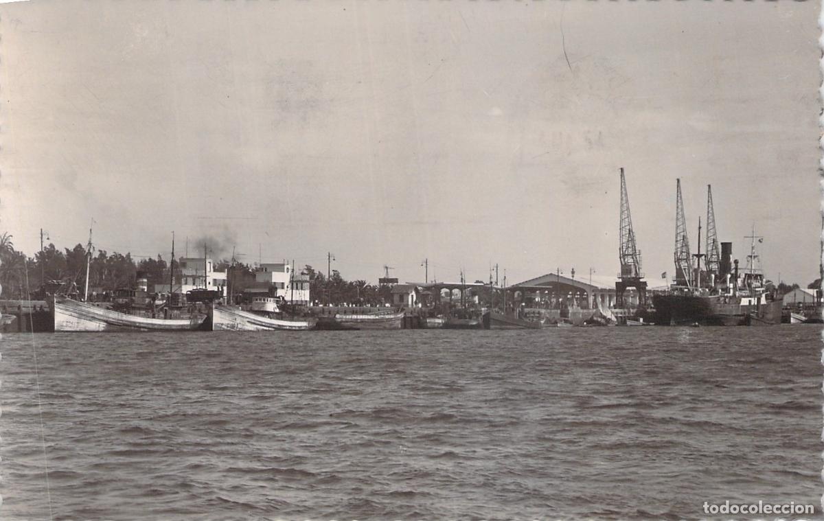 Postales: Tarjeta Postal de la Vista Parcial del Puerto de Huelva