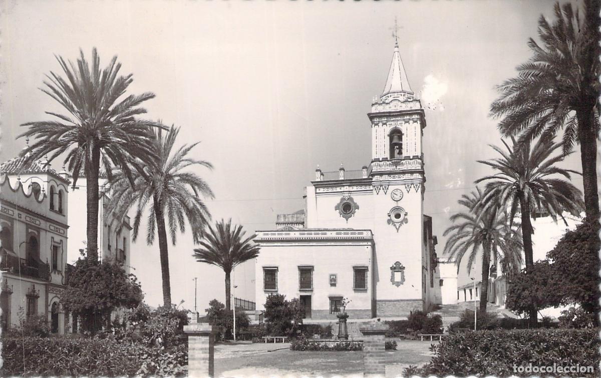Postales: Postal de la Iglesia y Plaza de San Pedro en Huelva