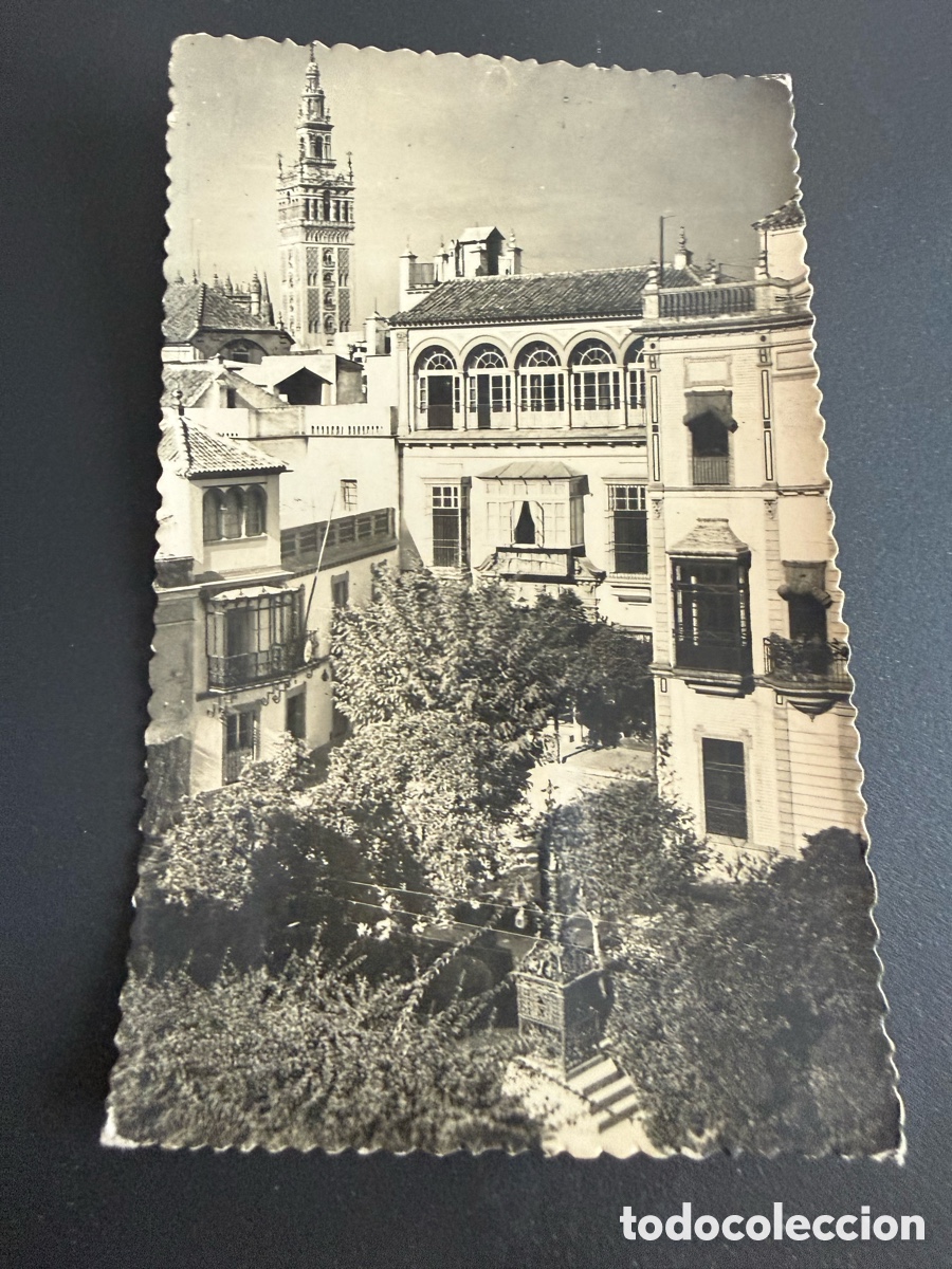 Postales: Postal. SEVILLA. Plaza de la Cerrajer&iacute;a. Barrio Santa Cruz