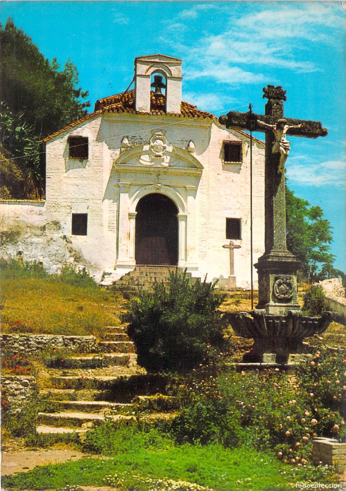 Postales: Postal de Granada con el Cristo y la Capilla de los Gitanos