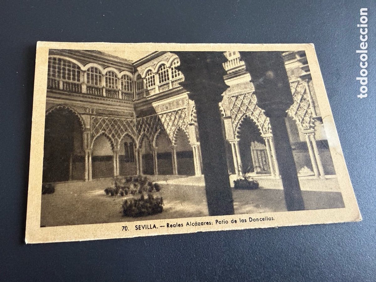 Postales: Postal. Sevilla Reales Alc&aacute;zares. Patio de las doncellas