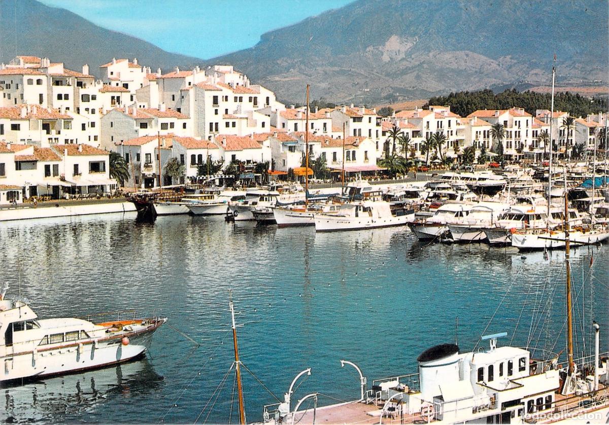 Postales: Postal de Puerto Ban&uacute;s en Marbella, Costa del Sol