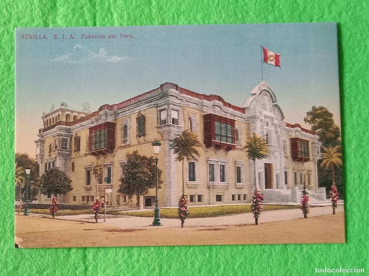 Postales: Reproducci&oacute;n Postal - Exposici&oacute;n Ibero-Americana, Pabell&oacute;n de Per&uacute;. - Conmemorativa 1992.