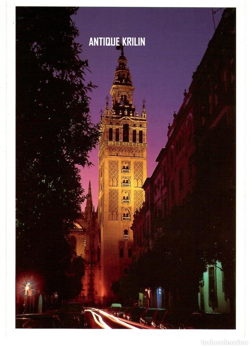 Postales: SEVILLA / LA GIRALDA / EDICIONES AM N&ordm; GAS-MO 2182/9 / SIN FRANQUEAR PERO ESCRITA DORSO