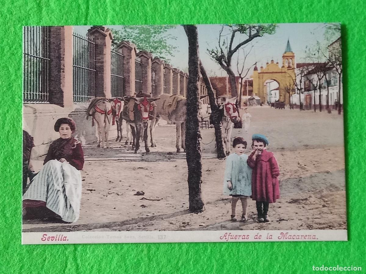 Postales: Reproducci&oacute;n Postal - Sevilla - Afueras de la Macarena - D&eacute;cada de 1920 (de los a&ntilde;os 20)