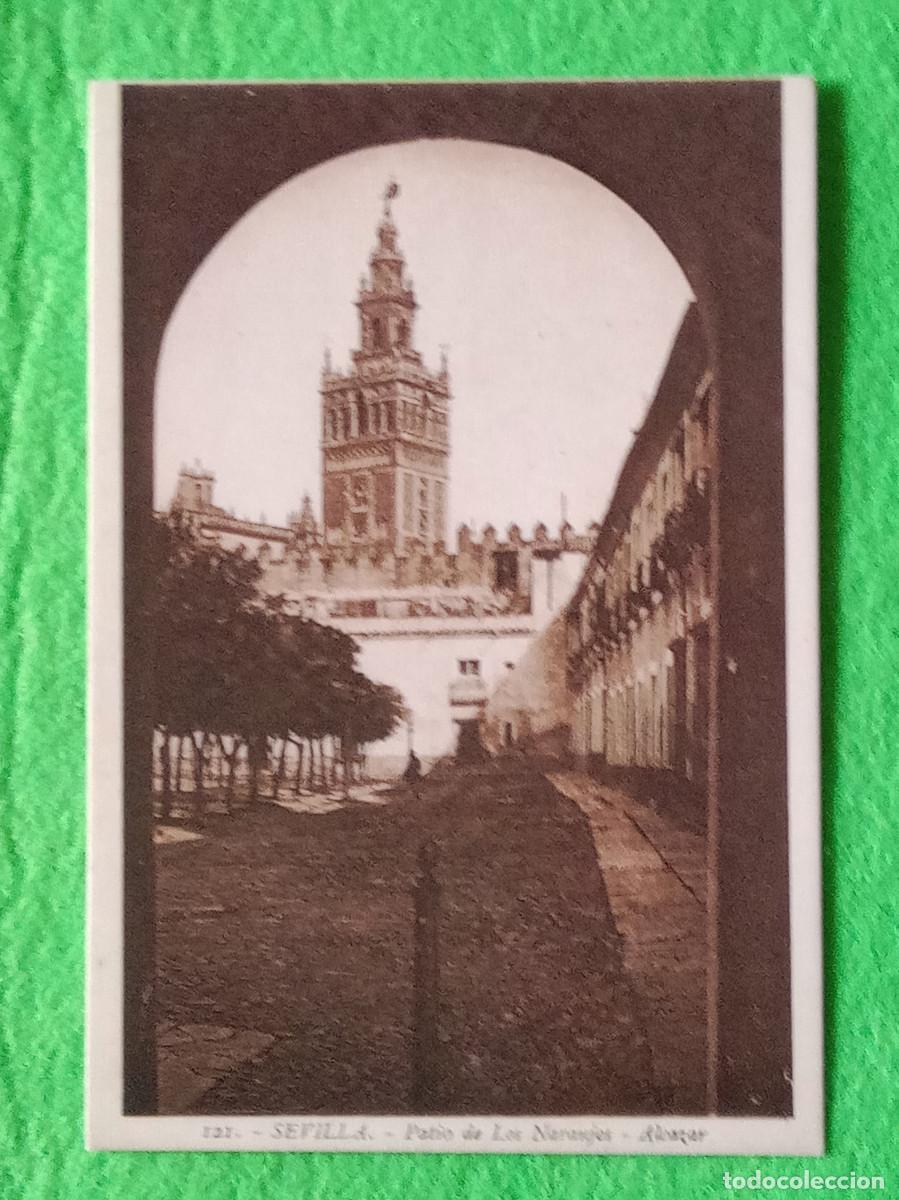 Postales: Reproducci&oacute;n Postal - Sevilla - Patio de los Naranjos - Alc&aacute;zar - D&eacute;cada de 1920 (de los A&ntilde;os 20)
