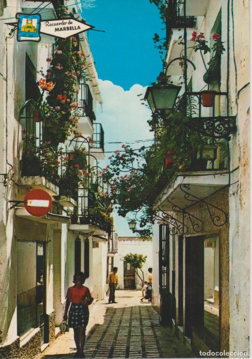 Postales: (5803) MARBELLA. CALLE TIPICA ... SIN CIRCULAR