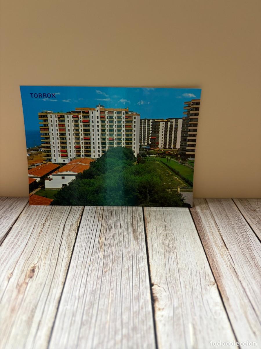 Postales: TARJETA POSTAL. M&Aacute;LAGA. 4.- TORROX COSTA. VISTA PARCIAL. EDICIONES ARRIBAS