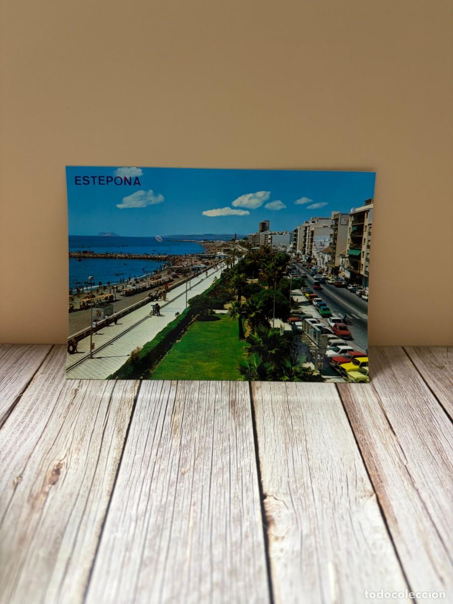 Postales: TARJETA POSTAL. M&Aacute;LAGA. 55.- ESTEPONA. COSTA DEL SOL. PASEO MAR&Iacute;TIMO. EDICIONES ARRIBAS