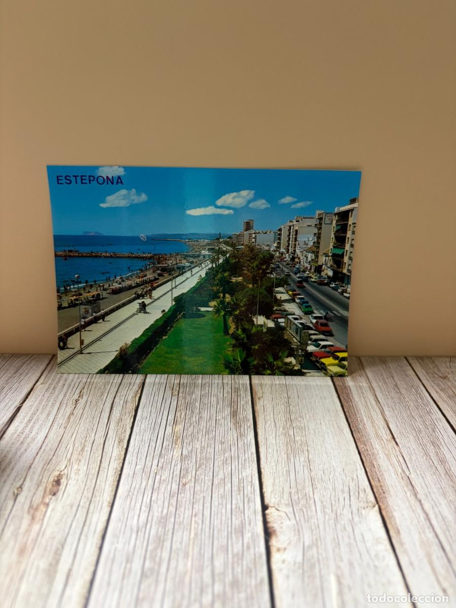 Postales: TARJETA POSTAL. M&Aacute;LAGA. 55.- ESTEPONA. COSTA DEL SOL. PASEO MAR&Iacute;TIMO. EDICIONES ARRIBAS