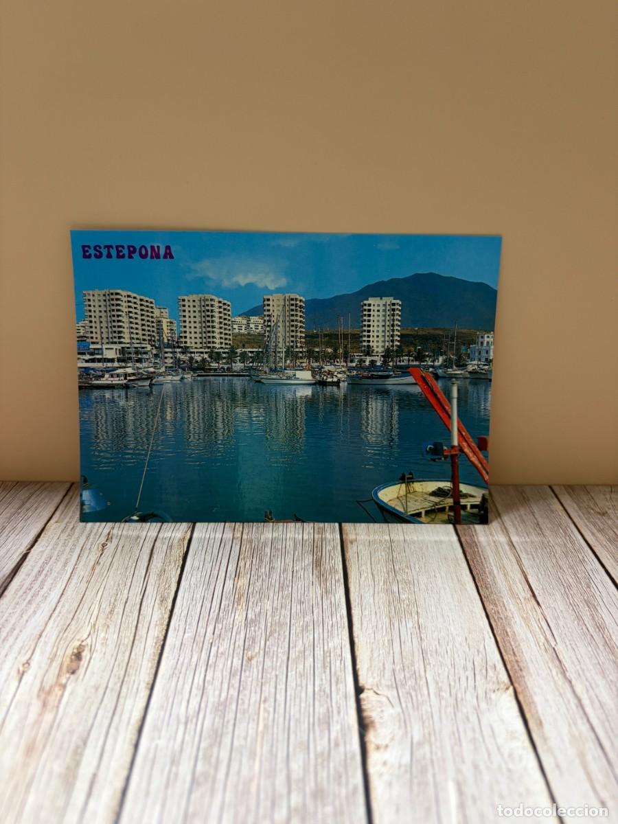 Postales: TARJETA POSTAL. M&Aacute;LAGA. 58.- ESTEPONA. PUERTO DEPORTIVO. EDICIONES ARRIBAS