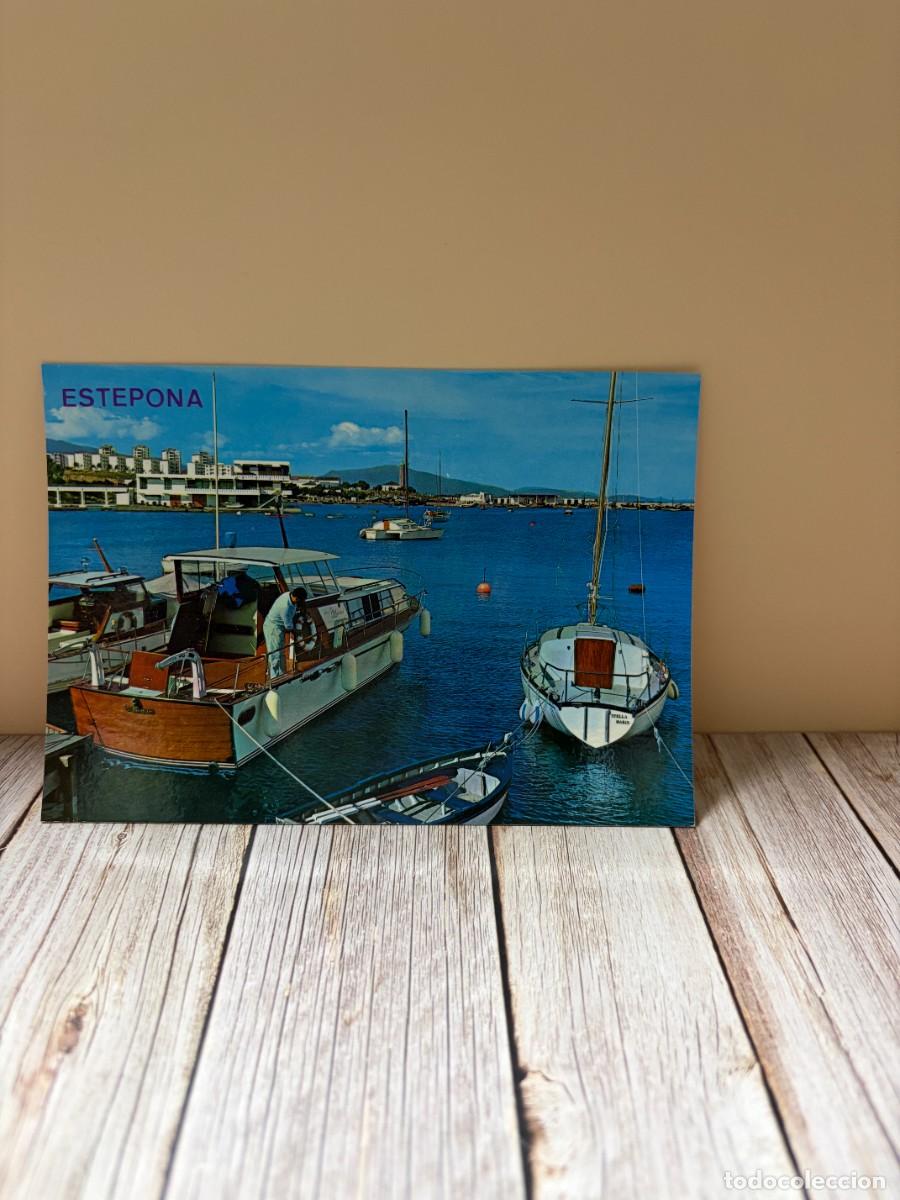 Postales: TARJETA POSTAL. M&Aacute;LAGA. 25.- ESTEPONA. COSTA DEL SOL. EL PUERTO. EDICIONES ARRIBAS
