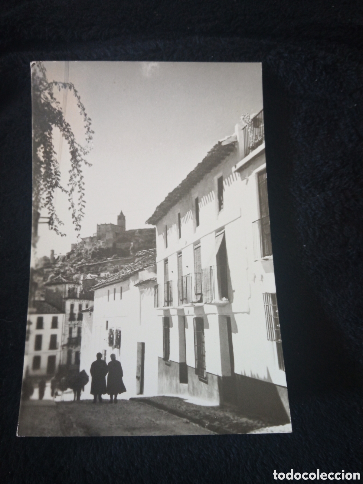 Postales: Antigua postal fotogr&aacute;fica, Calle de las Parras, Alcal&aacute; la Real (Ja&eacute;n)